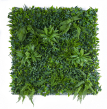 Umělá živá zelená stěna JUNGLE, 100 x 100cm