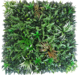 Umělá živá zelená stěna SAVANA, 100 x 100cm