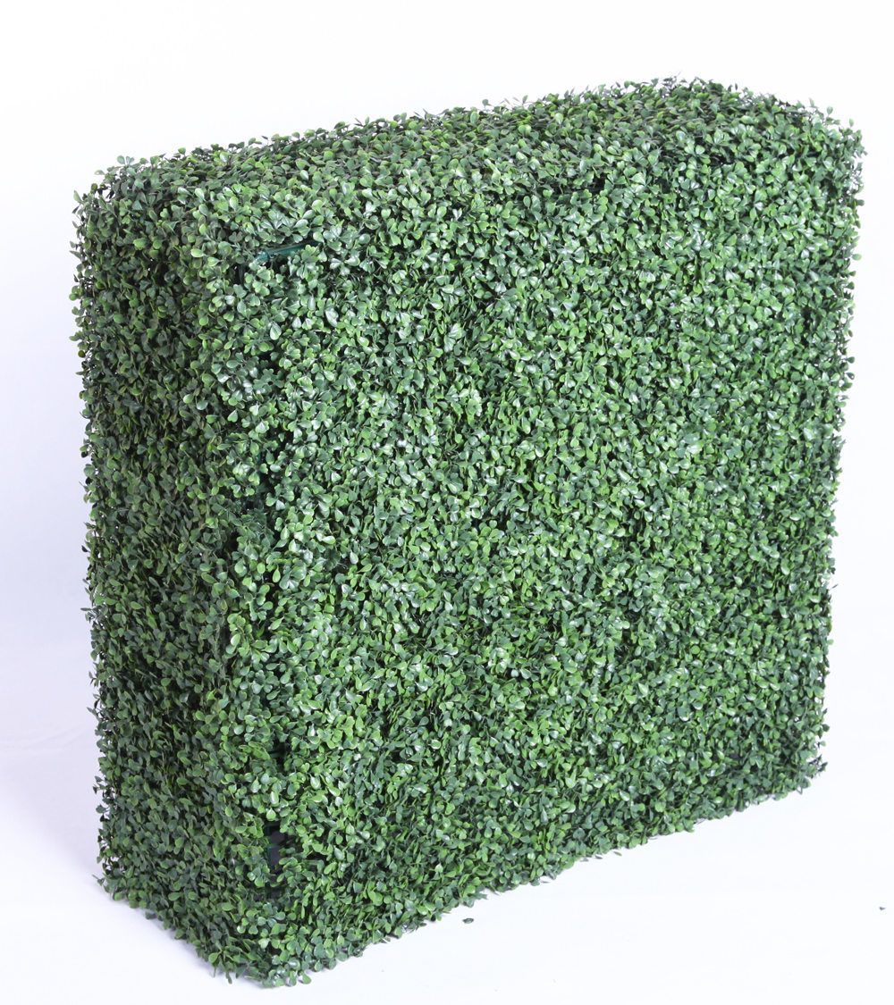 Umělý živý plot buxus kostka 75x75x25cm